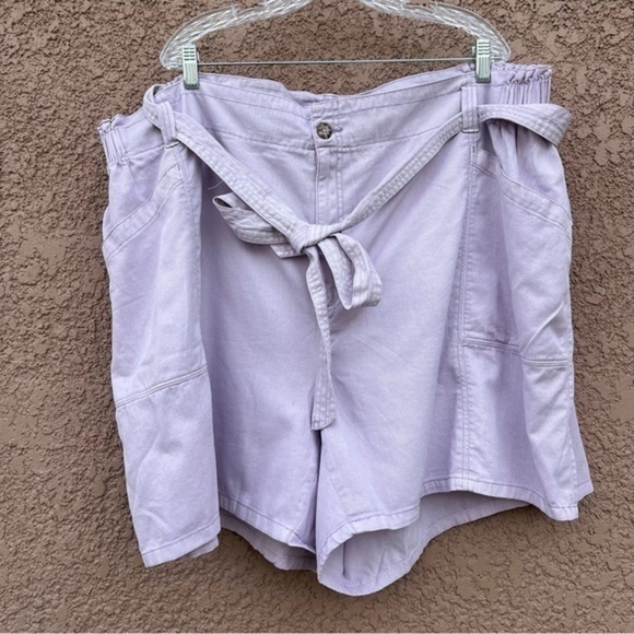 Old Navy Cargo Short Women’s Plus Size‎ 4X Lavender Purple Casual Summer - Picture 1 of 11